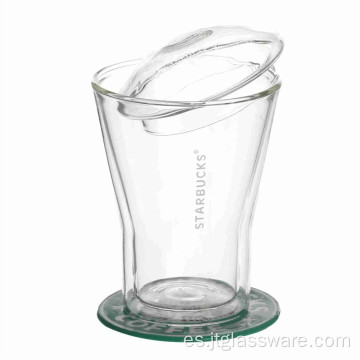 Imprimir taza de vidrio con logotipo personalizado
